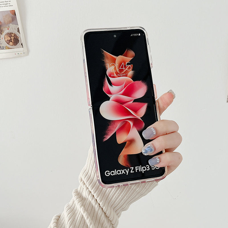 Glitter Neon Phone Case For Samsung Galaxy Z Flip 4