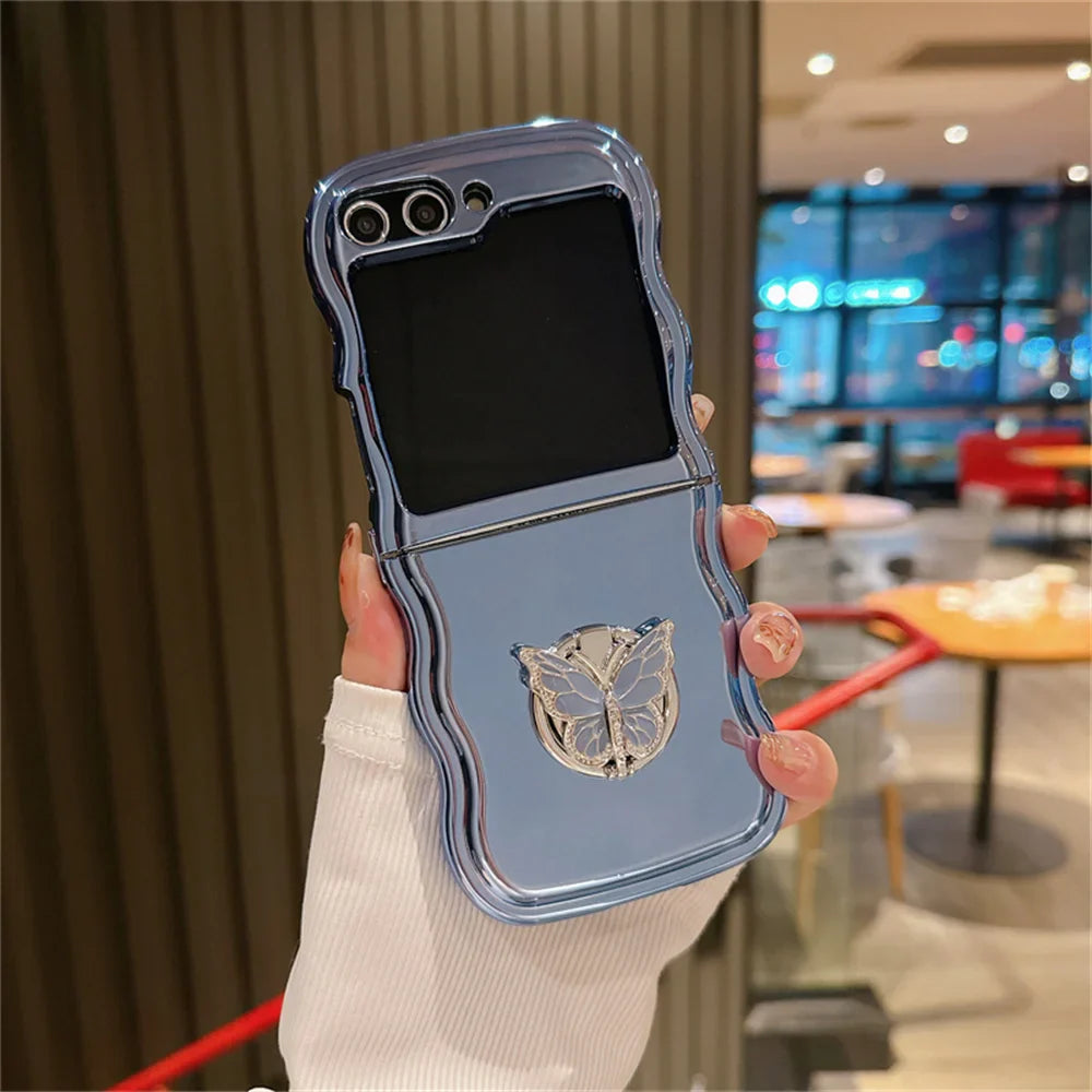 Luxury Butterfly Rotating Case for Samsung Galaxy Z Flip Series