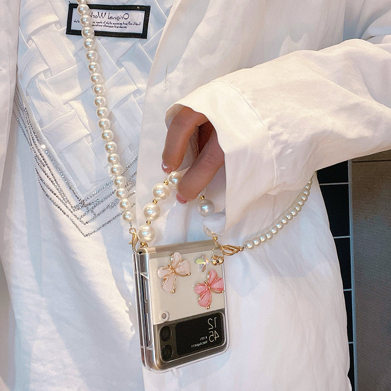 Colorful Crystal Butterfly Case For Samsung Galaxy Z Flip 4