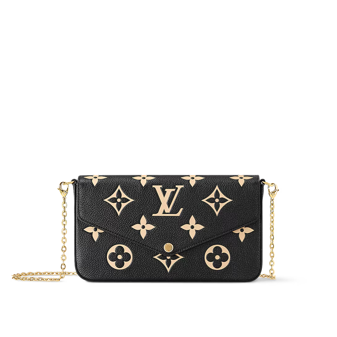Felicie Pouch Black Beige