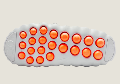 Mind 001 perforated slide Light Grey  Silver