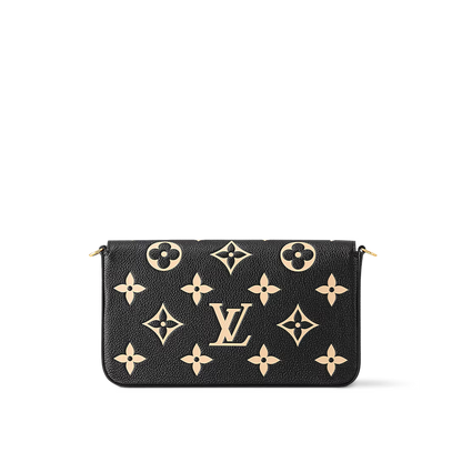 Felicie Pouch Black Beige