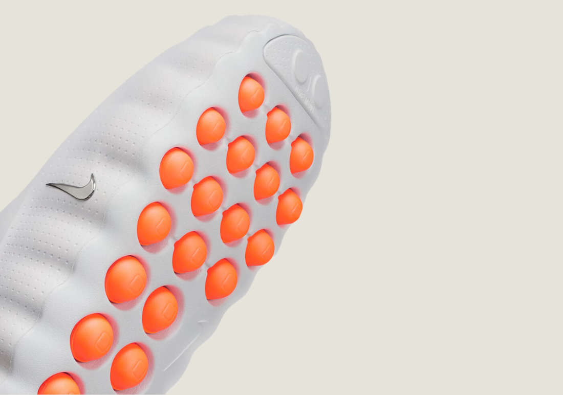 Mind 001 perforated slide Light Grey  Silver