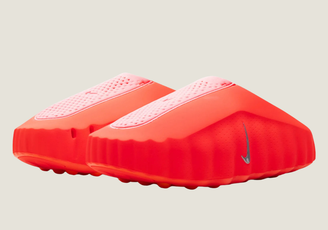 Mind 001 perforated slide Bright Red (Coral tone)