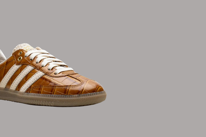 Brown Heritage Sneakers – Gum Sole Edition