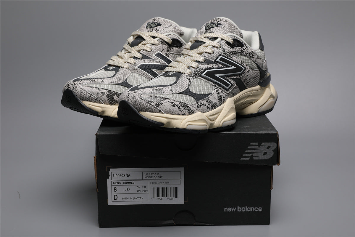 NB 9060 Black Gray Snake Pattern SNA