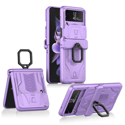 Magnetic Armor Case with Camera Protection For Samsung Galaxy Z Flip 4