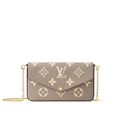 Felicie Pouch Monogram Cream