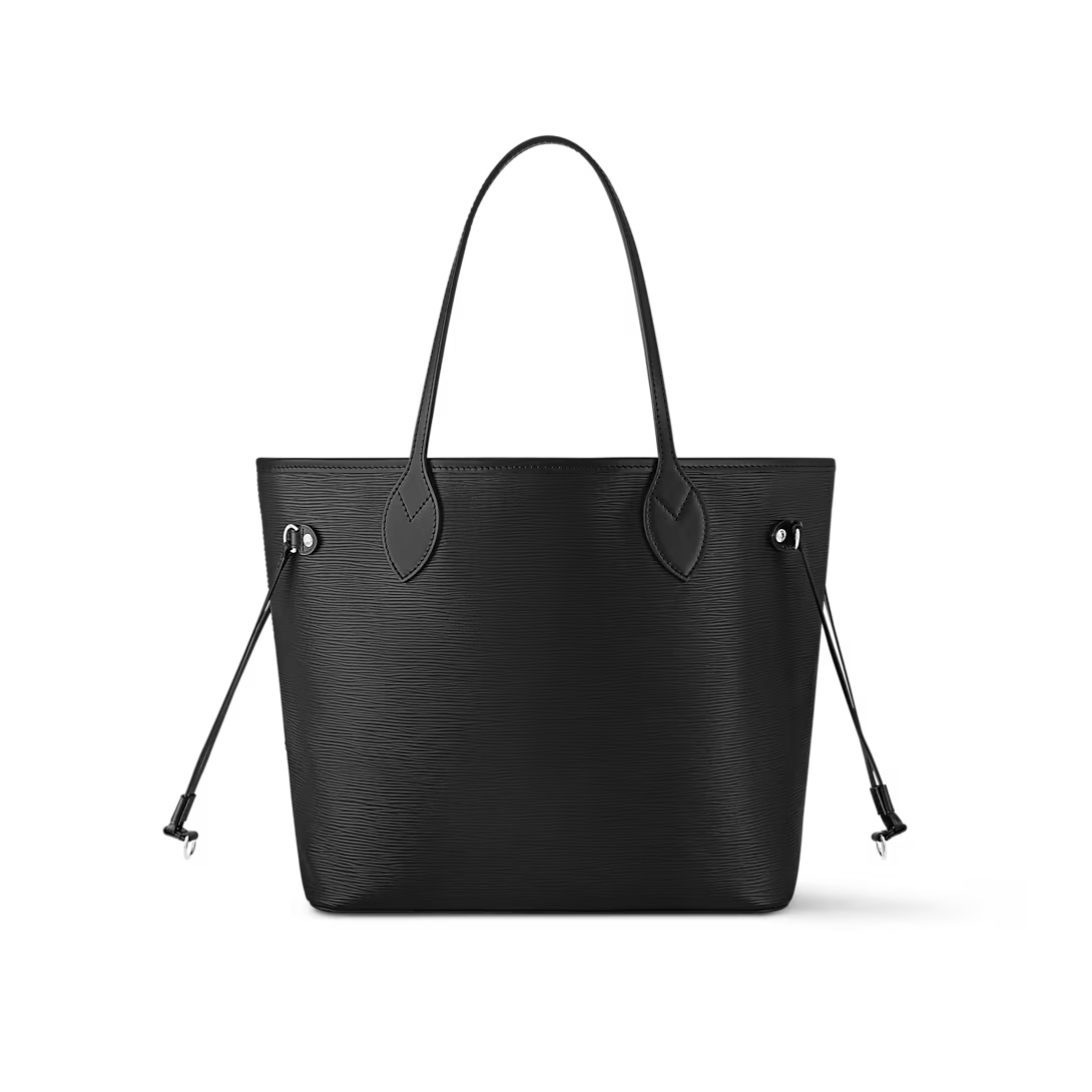 Never Full MM Black Epi Leather