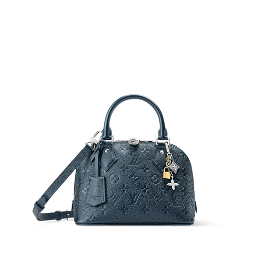 Alma BB Blue Monogram Print