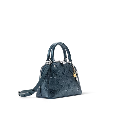 Alma BB Blue Monogram Print