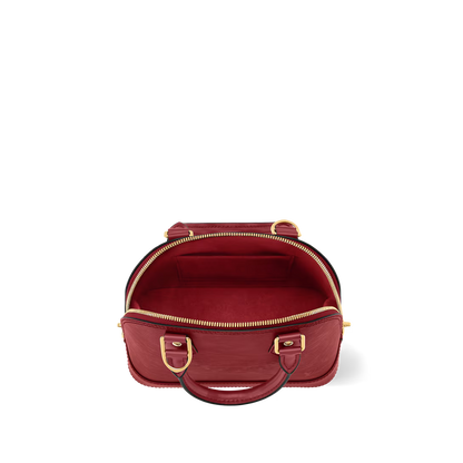 Alma BB Red Monogram Print