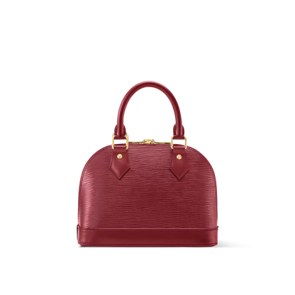 Alma BB Red Monogram Print