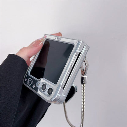 Cute Cartoon Mirror Case For Samsung Galaxy Z Flip 5