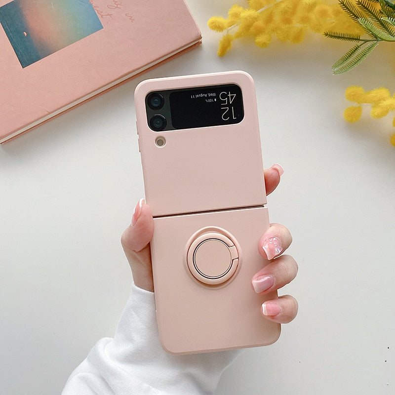 Case with Magnetic Ring Holder for Samsung Galaxy Z Flip 4