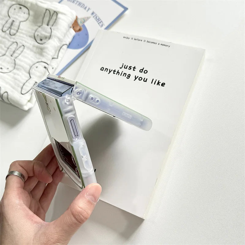 Cartoon Christmas Rabbit Hard Case for Samsung Galaxy Z Flip Series