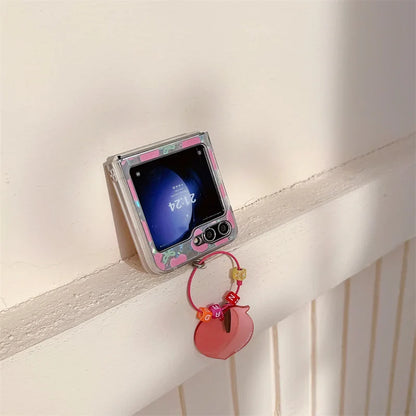 Cute Love Heart Shell Case for Samsung Galaxy Z Flip 3/4/5