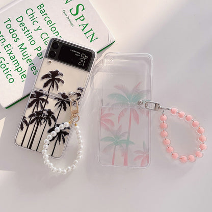 Simplicity Coconut Tree Phone Case For Samsung Galaxy Z Flip 4