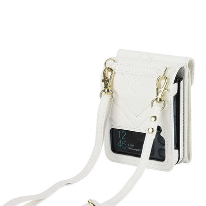 Luxury Crossbody Wallet Case for Samsung Galaxy Z Flip
