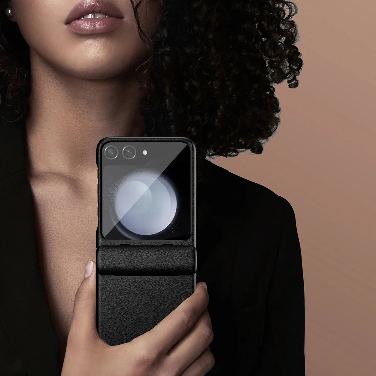 Hinge Protection Leather Case For Samsung Galaxy Z Flip 6