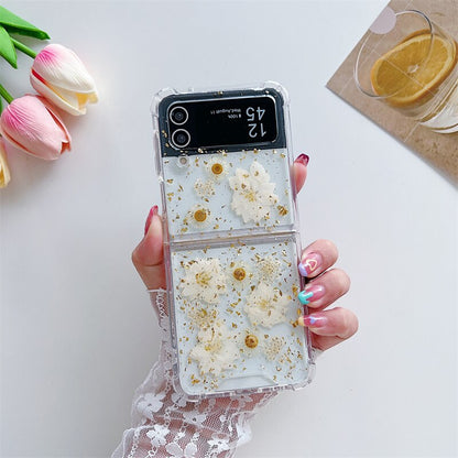 Bling Colorful Flower Case for Samsung Galaxy Z Flip 3 & 4