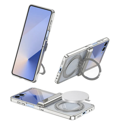 Clear Magnetic Ring Kickstand Cover