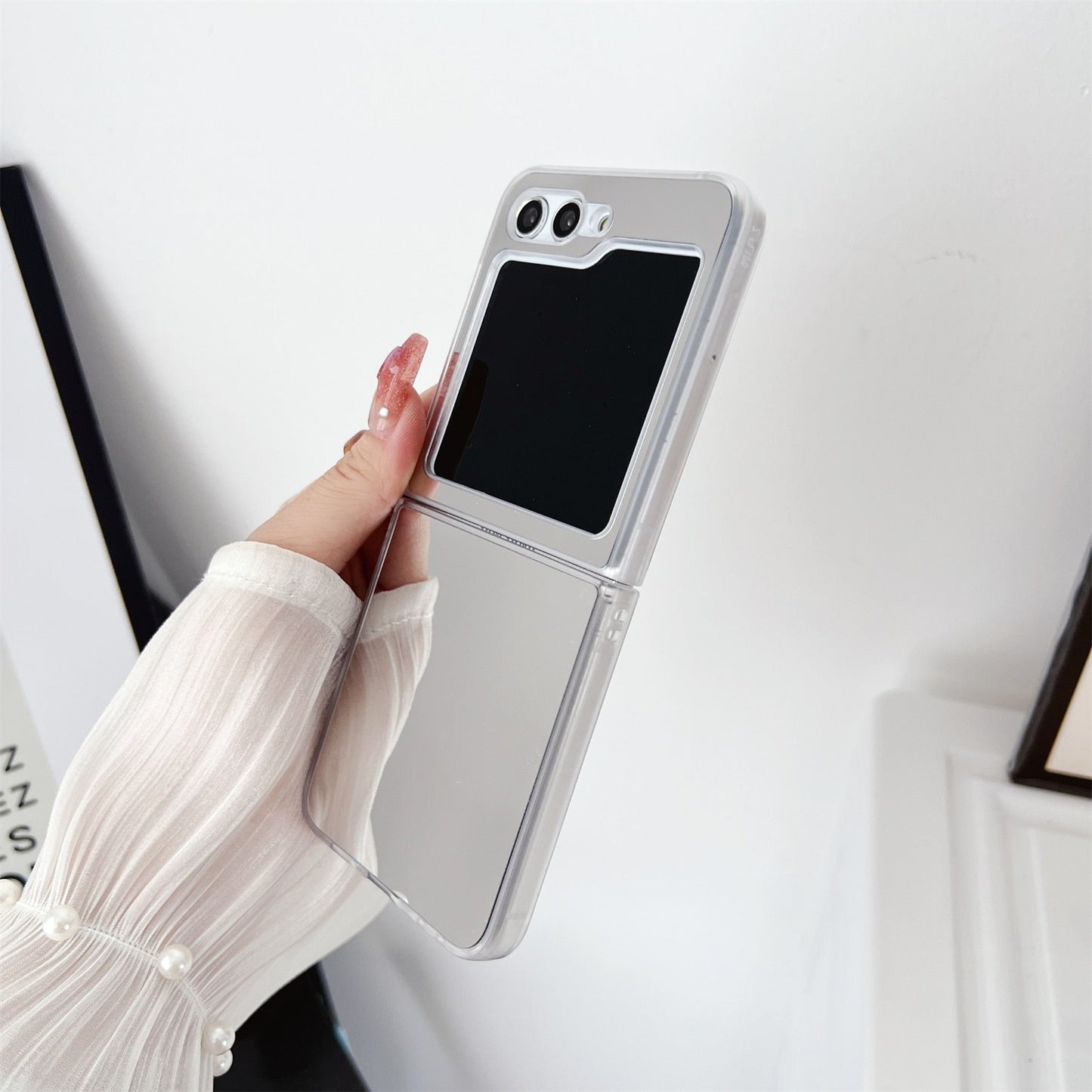 Luxury Shockproof Mirror Case for Samsung Galaxy Z Flip 5