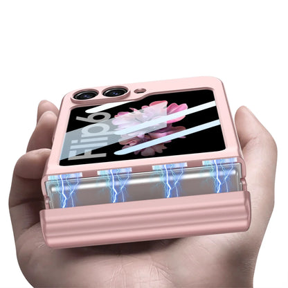 Shockproof Case with Magnetic Hinge Protection and Touch Pen for Samsung Galaxy Z Flip 6