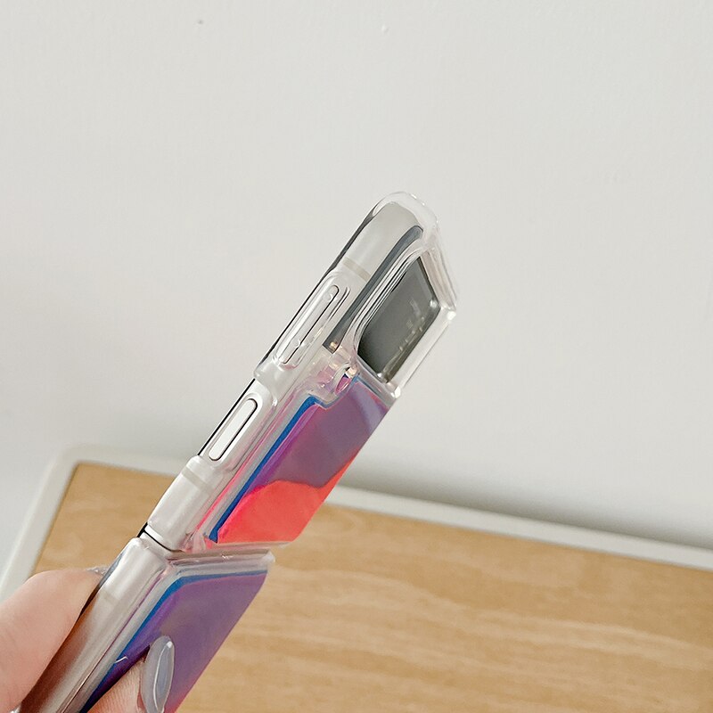 Glitter Neon Phone Case For Samsung Galaxy Z Flip 4