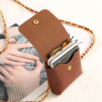 Crossbody Leather Mini Phone Bag For Samsung Galaxy Z Flip 4