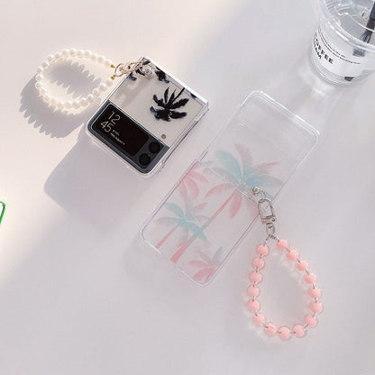 Simplicity Coconut Tree Phone Case For Samsung Galaxy Z Flip 4