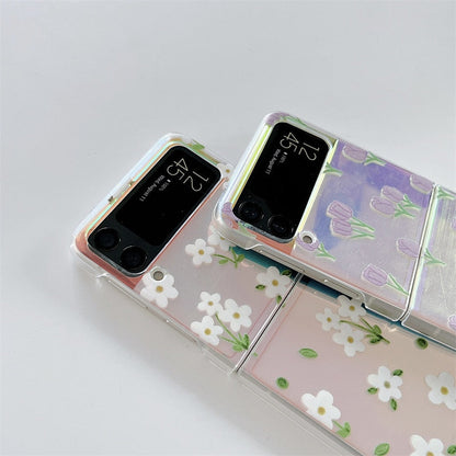Retro Tulip Flower Case for Samsung Galaxy Z Flip 4