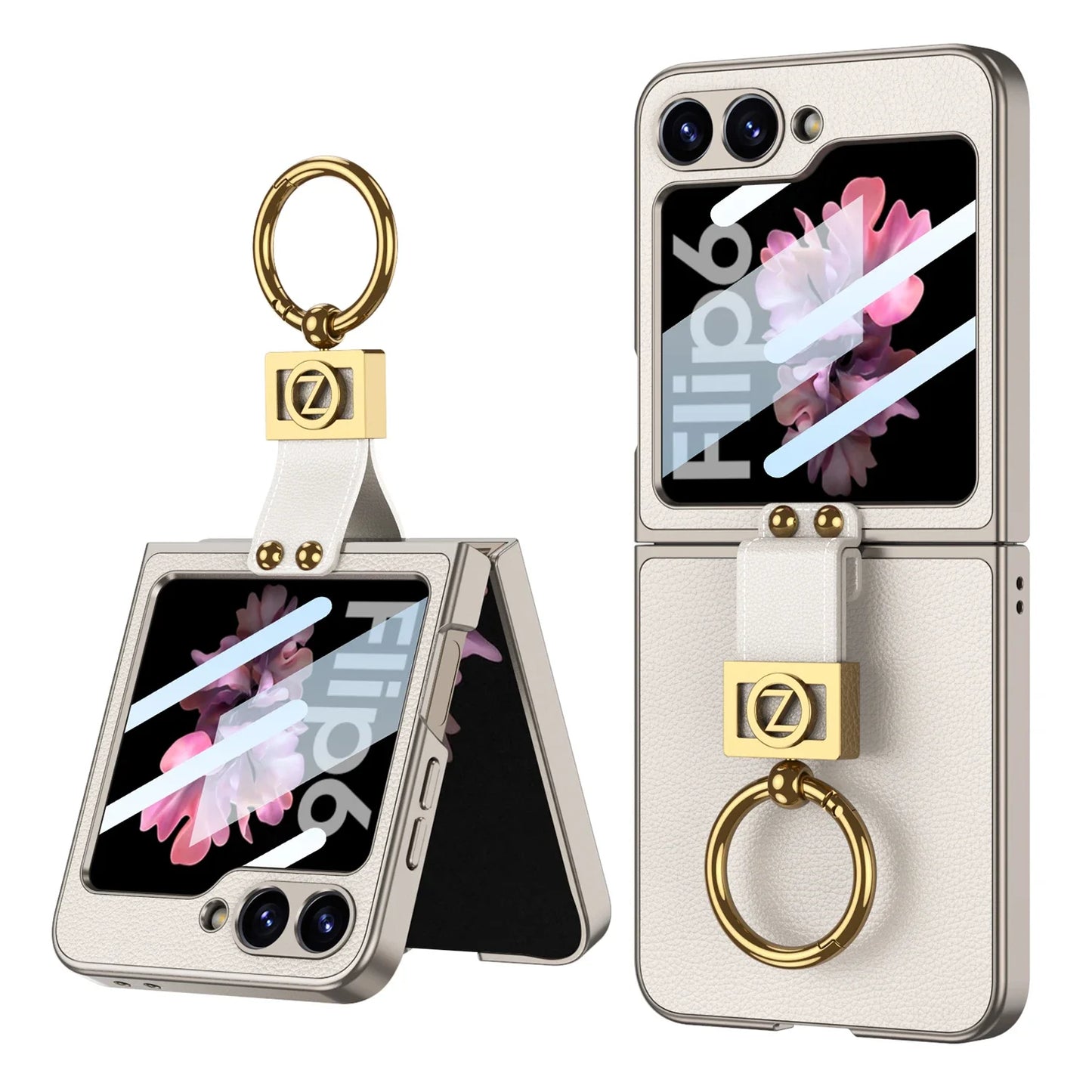 Leather Case with Ring Holder