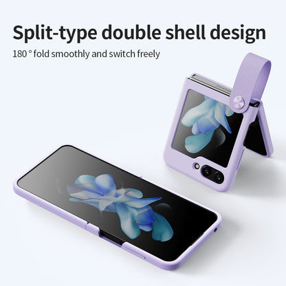 Liquid Silicone Case with Strap For Samsung Galaxy Z Flip 5