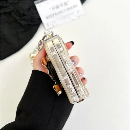 Metallic Water Ripple Phone Case for Samsung Galaxy Z Flip Series