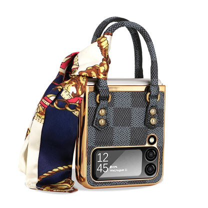 Luxury Leather Case For Samsung Galaxy Z Flip 4