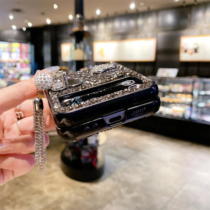 Luxury Heart Diamond Case for Samsung Galaxy Z Flip 3/4/5