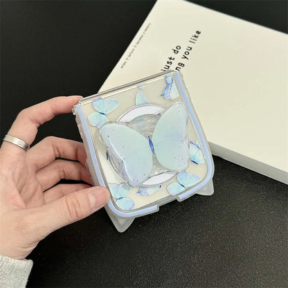 Cute Butterfly Magnetic Case for Galaxy Z Flip