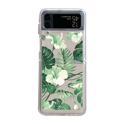 Cute Colorful Flowers Slim Case For Samsung Galaxy Z Flip 4 5G