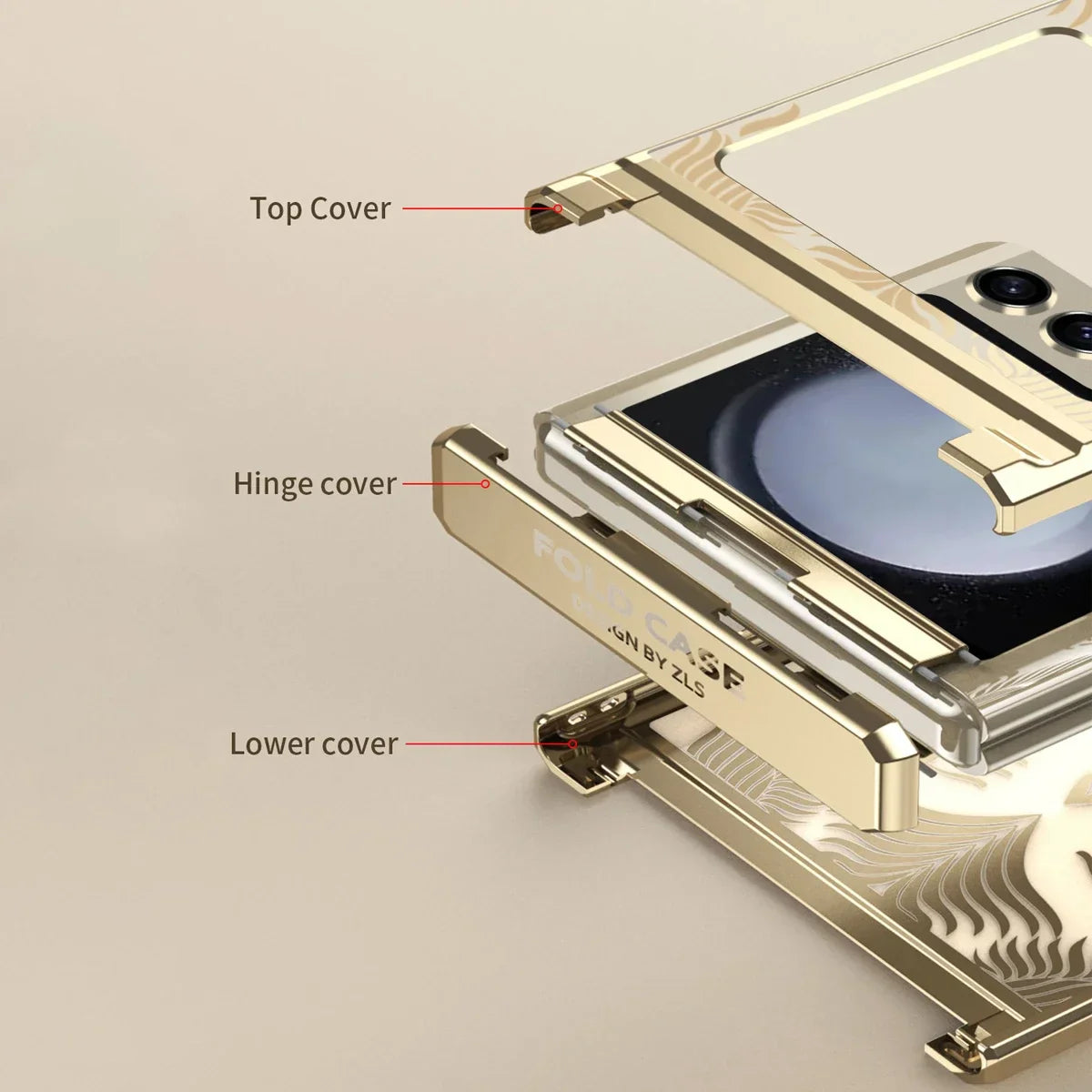 Transparent Case & Hinge Protection