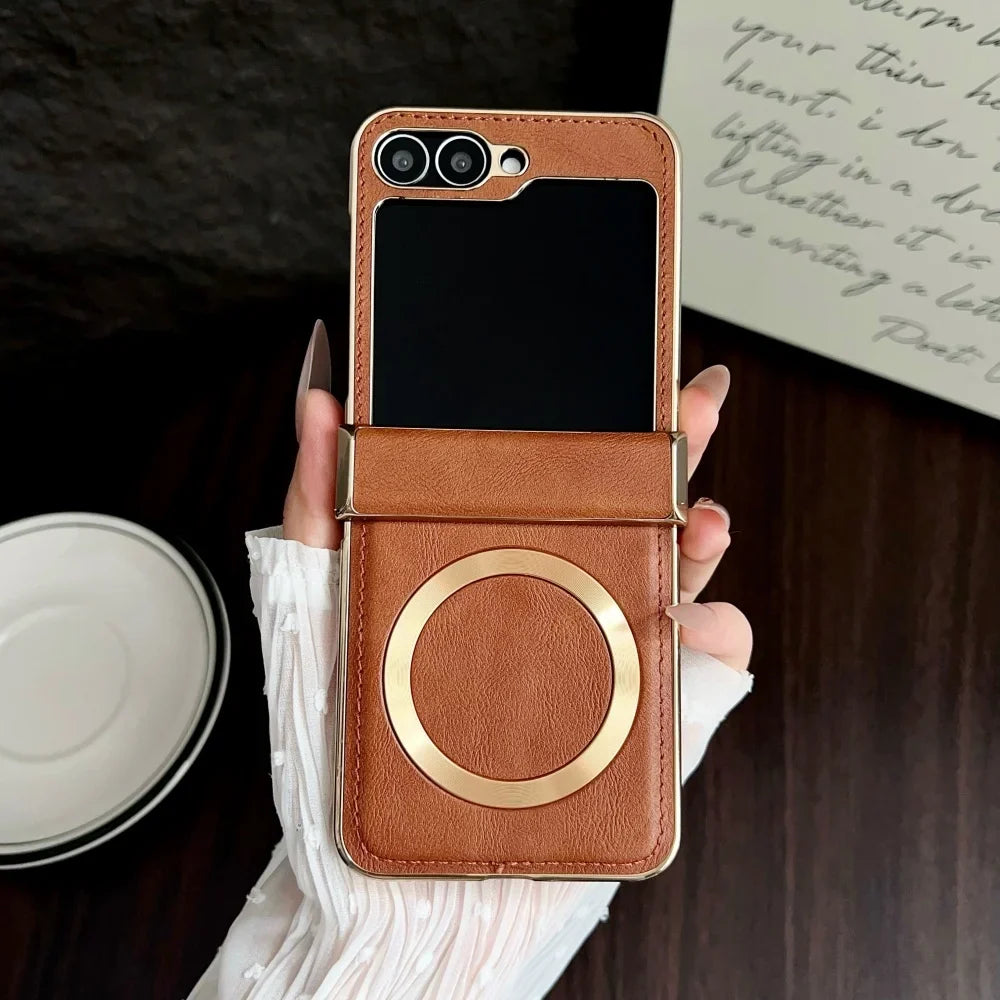 Luxury Leather MagSafe Case