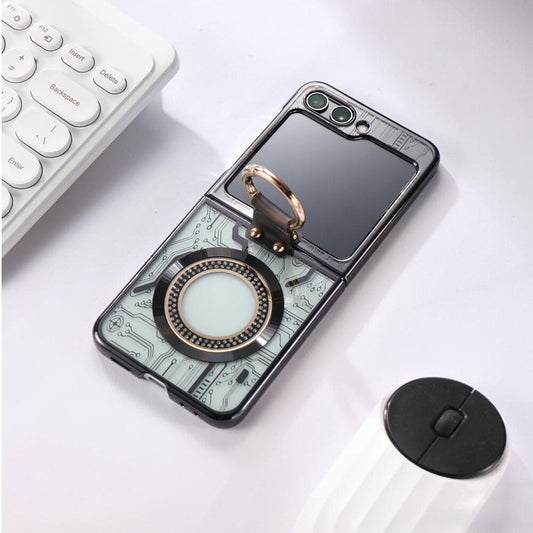 Shockproof Magnetic Case With Ring For Samsung Galaxy Z Flip 5