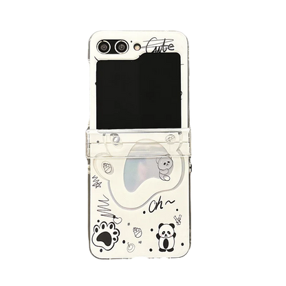 Panda Laser Bracelet Case for Samsung Galaxy Z Flip