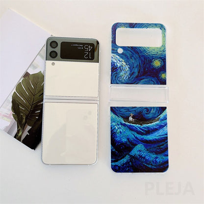 Cute Painting Case For Samsung Galaxy Z Flip 4