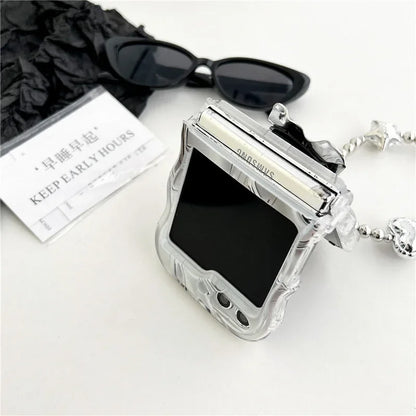 Metallic Water Ripple Phone Case for Samsung Galaxy Z Flip Series