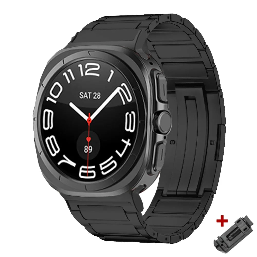 Luxury Titanium Watch Strap For Samsung Galaxy Watch 7 Ultra