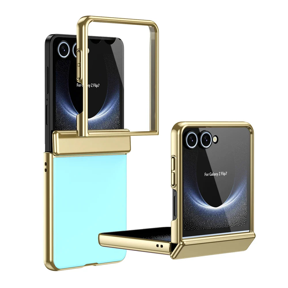 Metal Frame Case with Full Hinge Cover