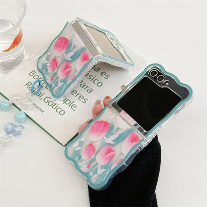 Cute Tulip Flower Case for Samsung Galaxy Z Flip 3/4/5