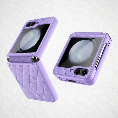 Shockproof Leather Case for Samsung Galaxy Z Flip 6