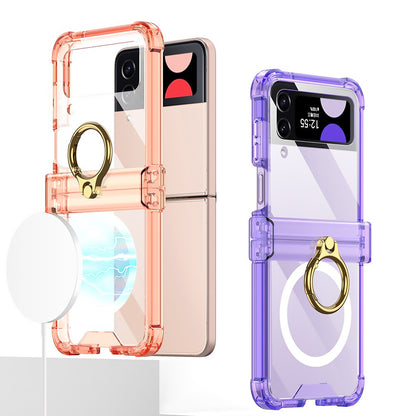 Wireless Charging Magnetic Case For Galaxy Z Flip 4